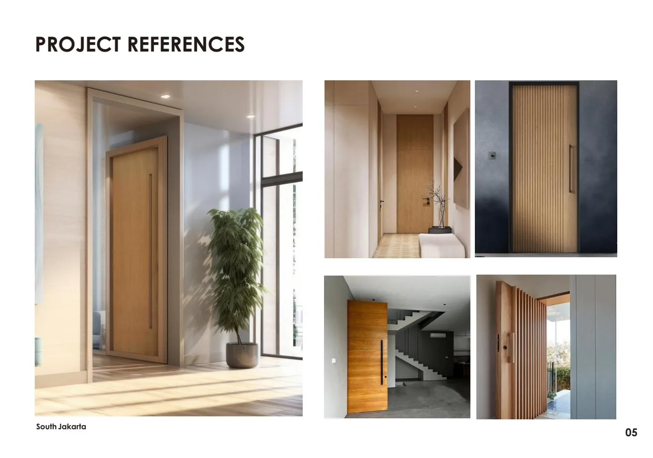 Project reference page, WiraDoor 2026 catalogue