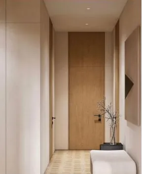 Full-height interior door