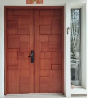 Block-panel double doors, West Jakarta